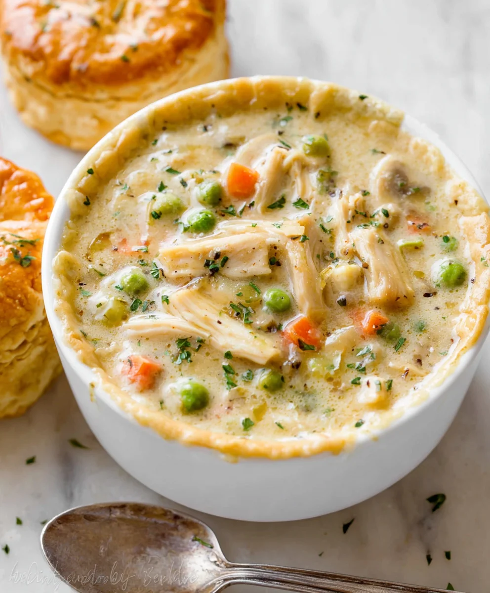 Easy Chicken Pot Pie Soup Recipe - Comfort Food