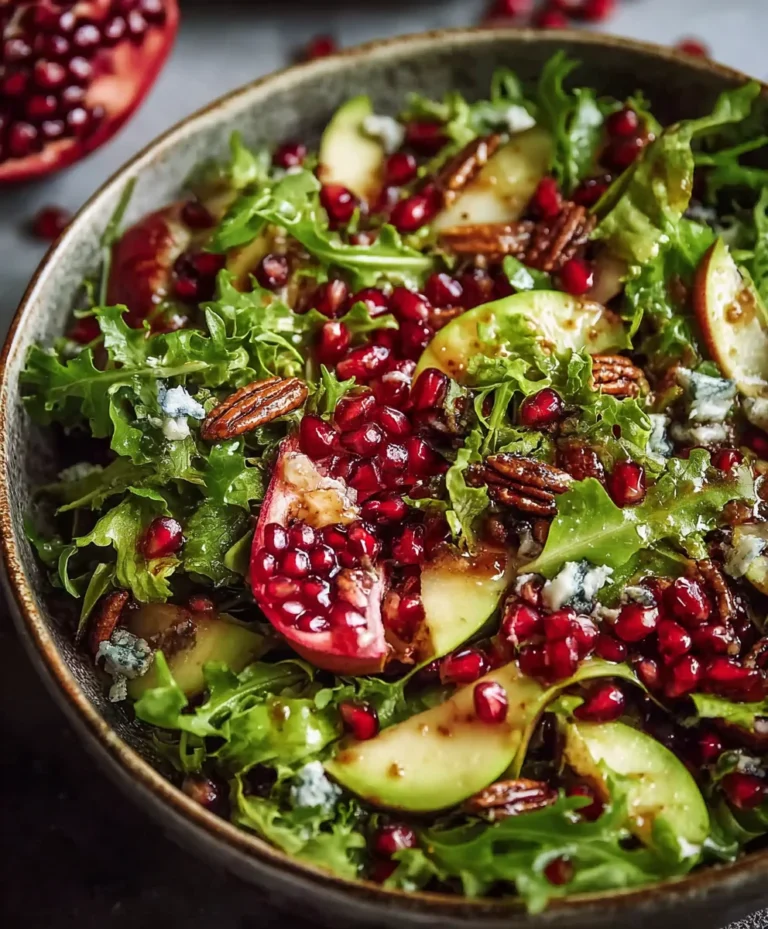 Pomegranate Christmas Beef Salad Honey Mustard Dressing