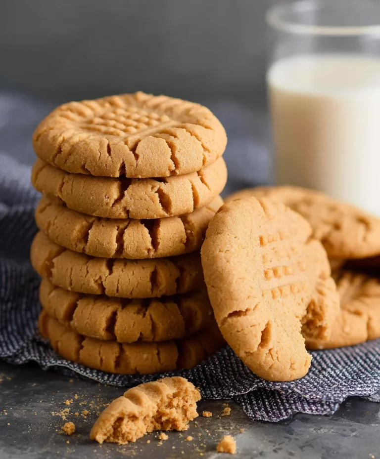 Classic Peanut Butter Cookies Recipe-Easy & Delicious
