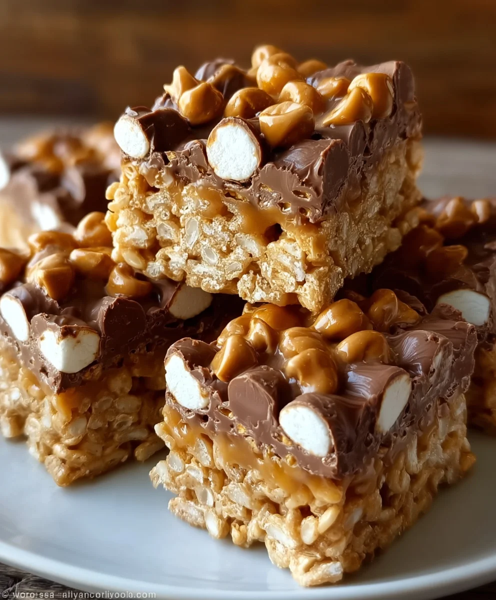 Chewy Scotcheroos-Easy No-Bake Dessert Recipe