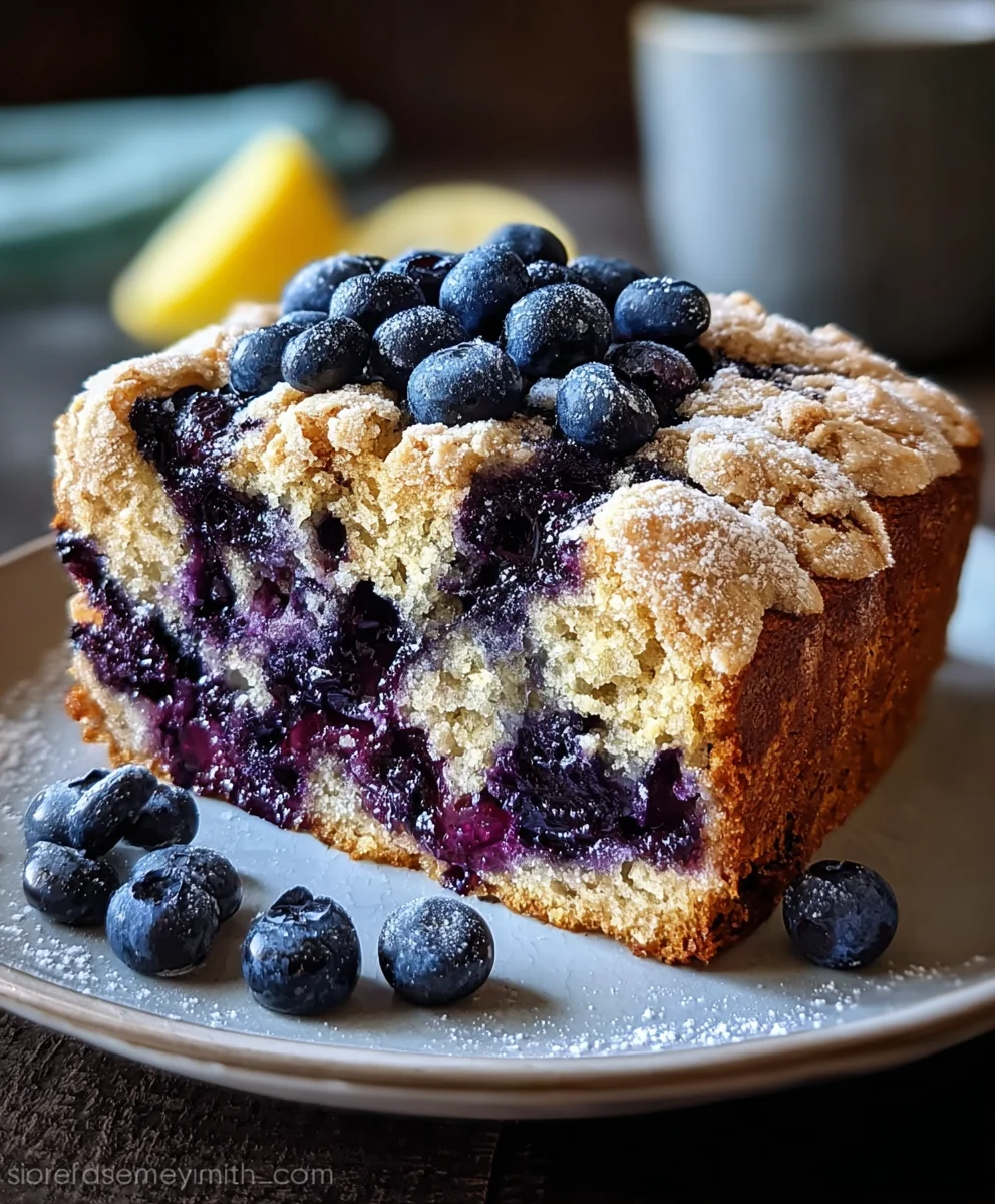 Moist Blueberry Cake-Easy Homemade Recipe