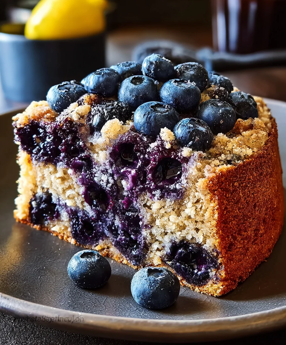 Moist Blueberry Cake Recipe-Easy & Delicious