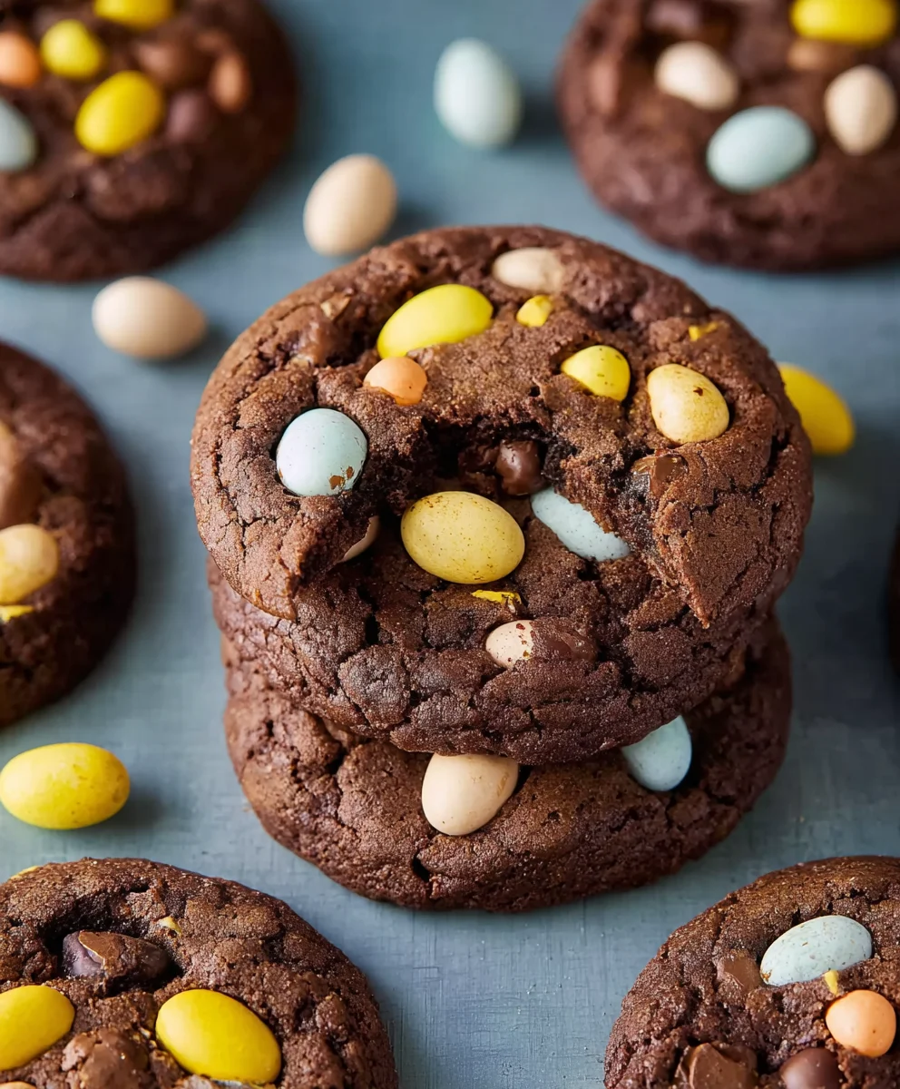 Mini Egg Brownie Cookies - Decadent Chocolate Bites