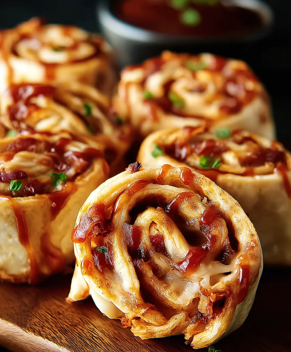 Easy BBQ Chicken Roll-Ups Recipe-Quick Meal