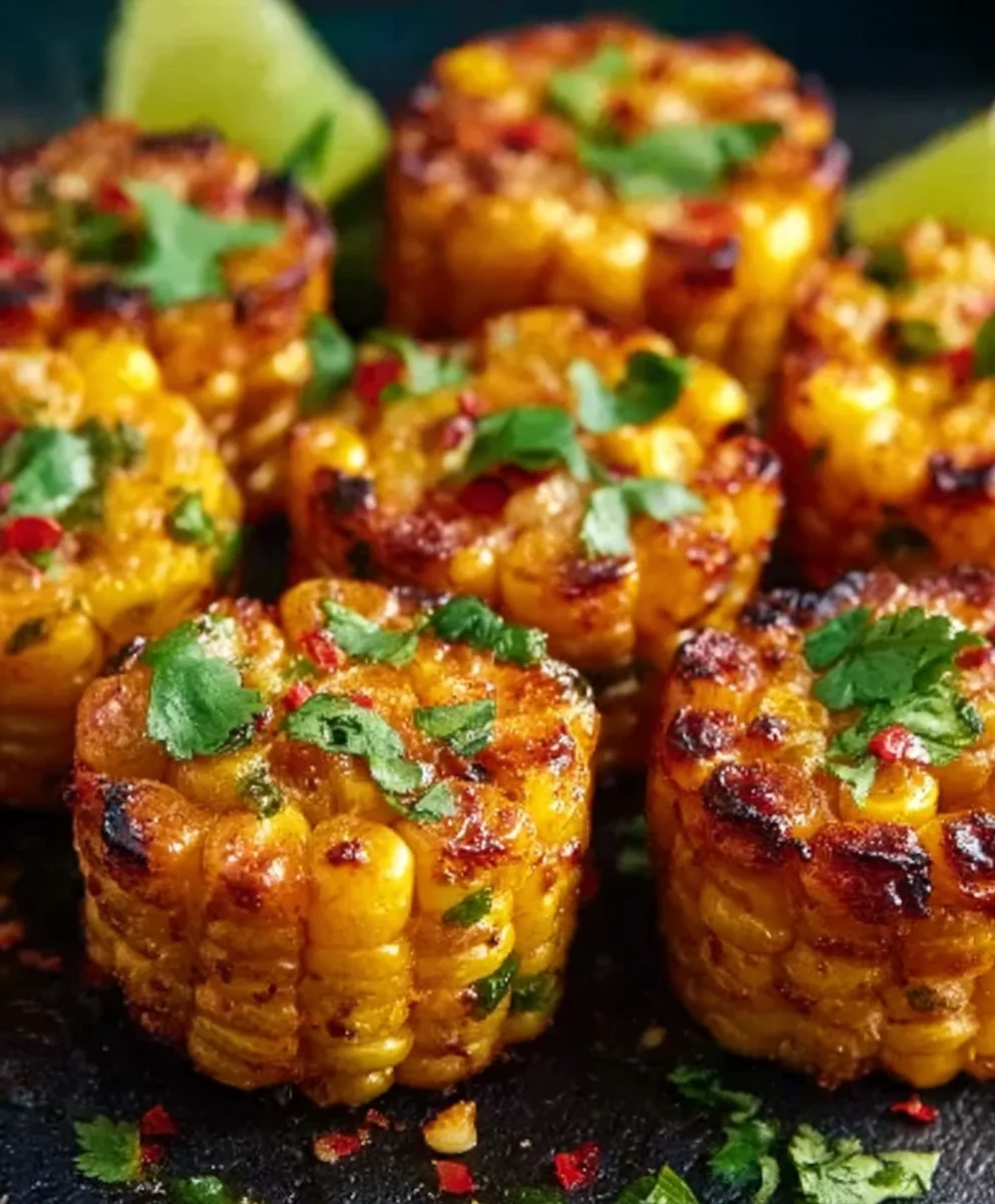 Spicy Mexican Corn Bites - Easy Appetizer