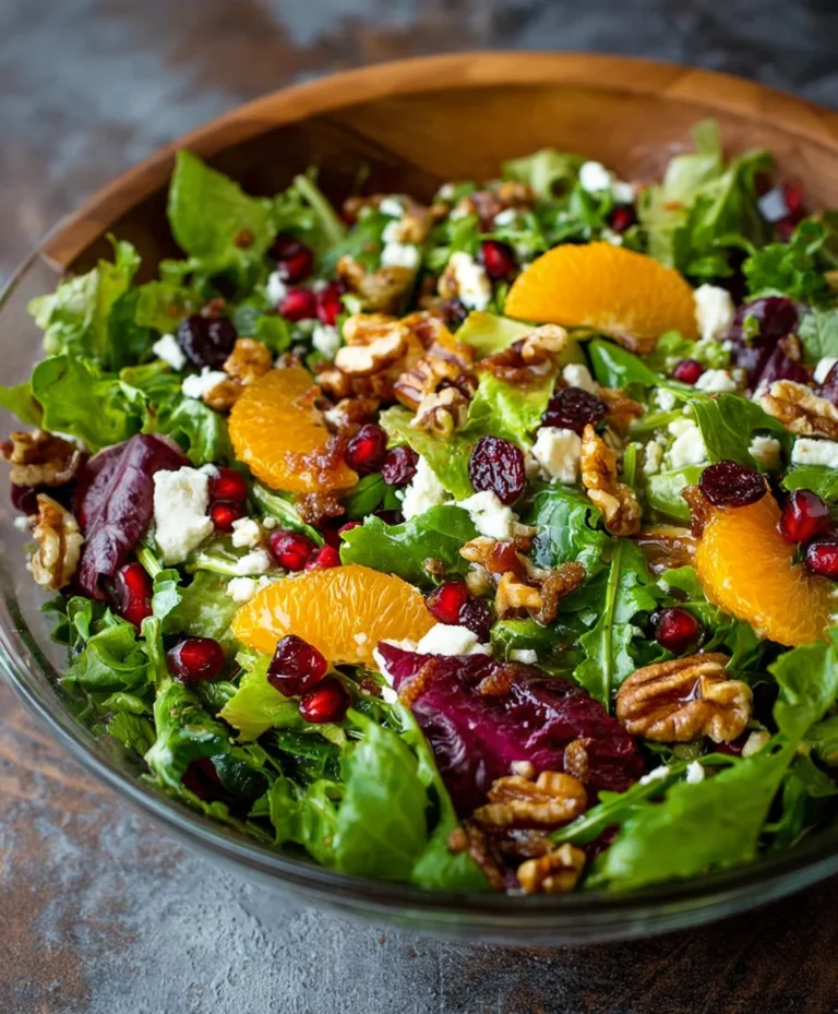 Festive Christmas Salad Delight- Easy Holiday Recipe