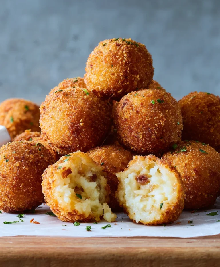 Crispy Fried Mashed Potato Balls-Easy Appetizer