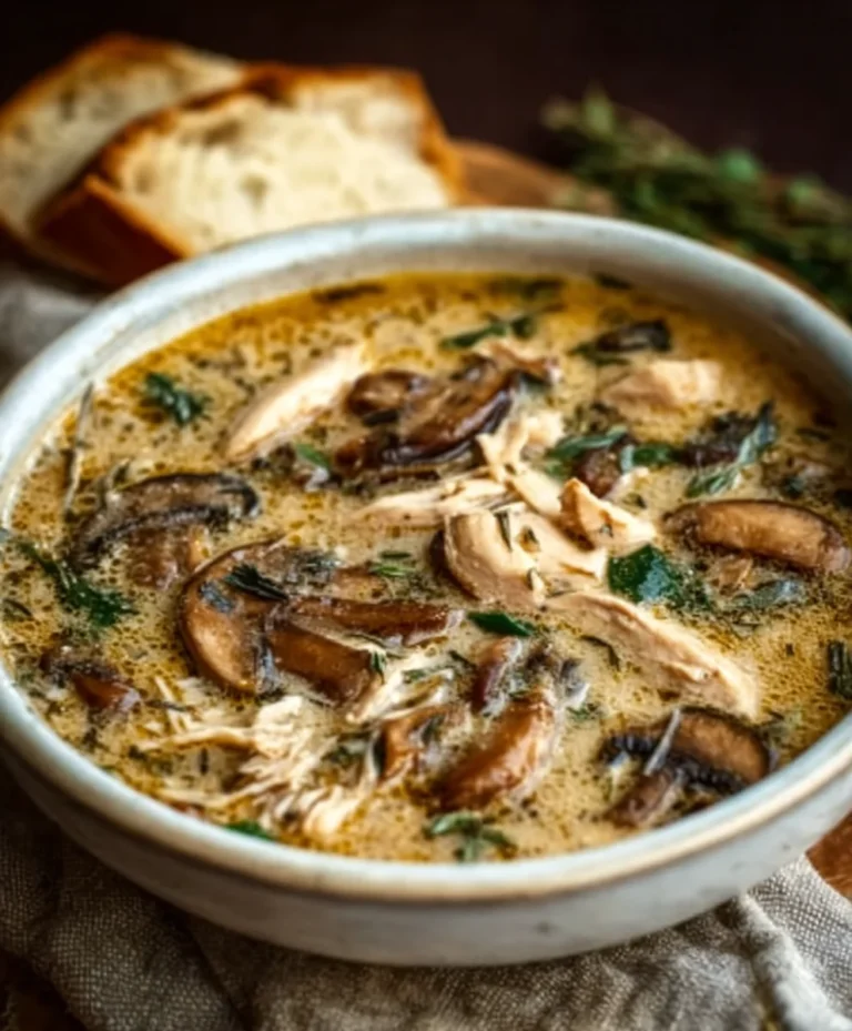 Rotisserie Chicken Mushroom Soup – Easy Comfort Dish
