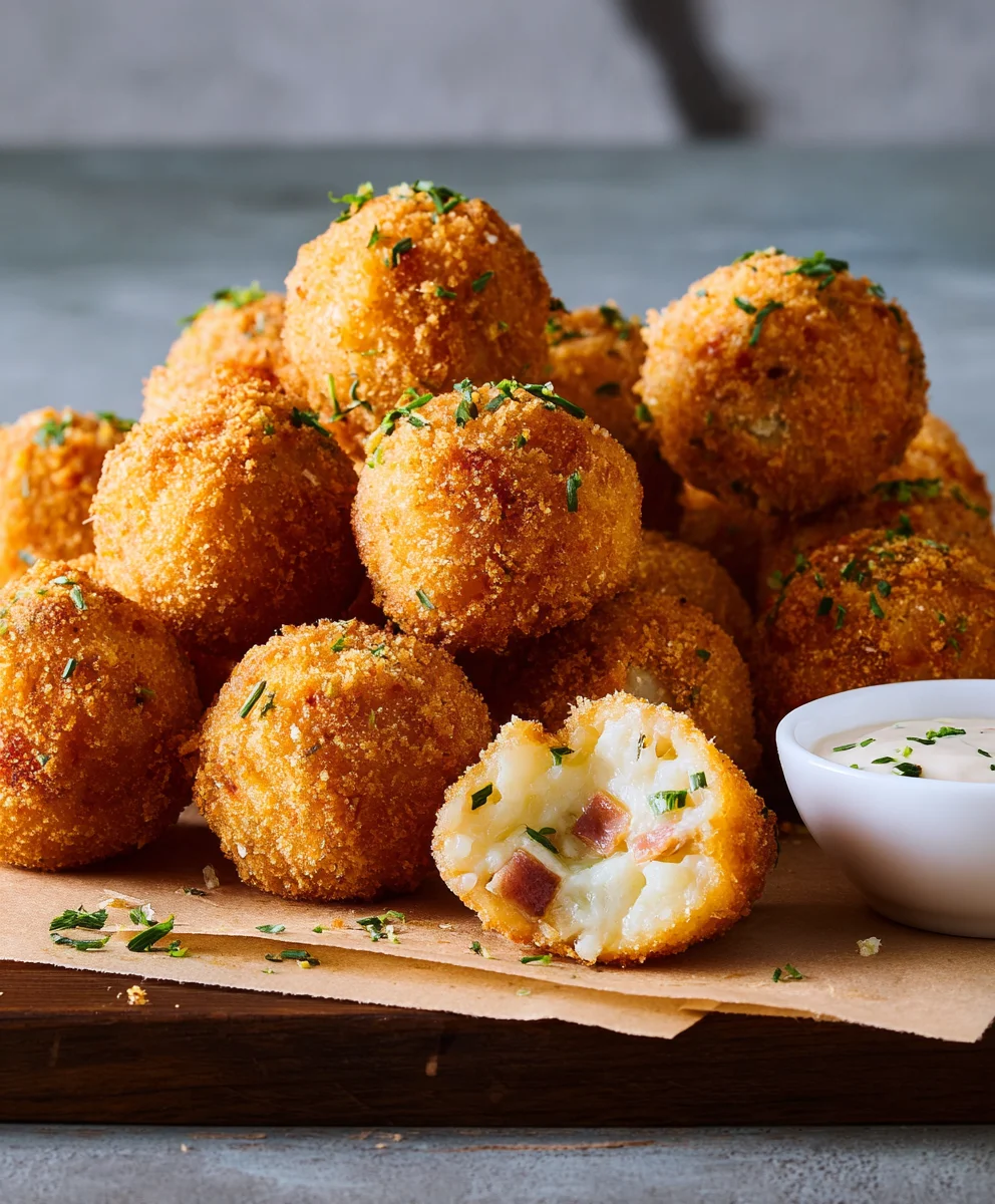 Crispy Fried Mashed Potato Balls-Easy Appetizer