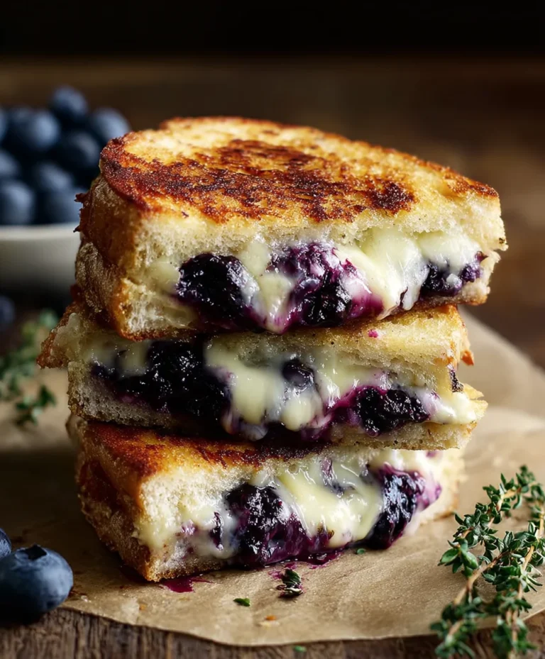 Blueberry White Cheddar Grilled Cheese Bliss