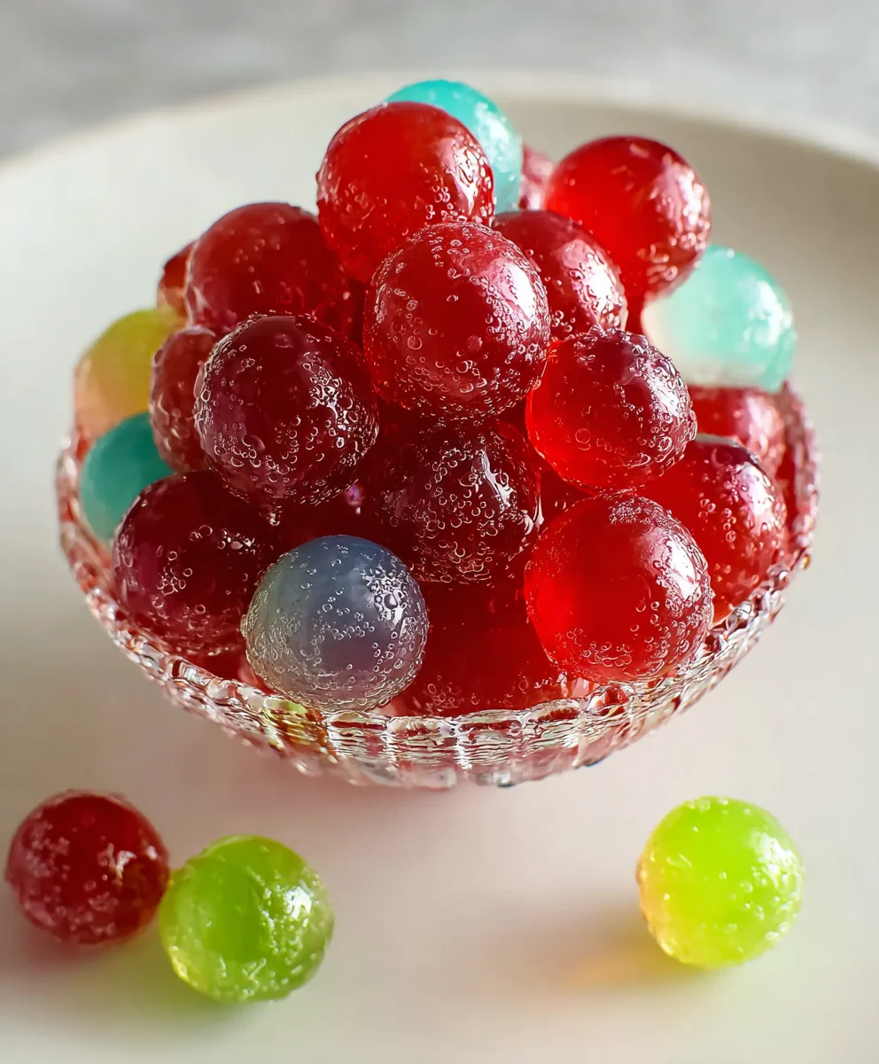 Candy Grapes - Delicious Jello Grape Treats