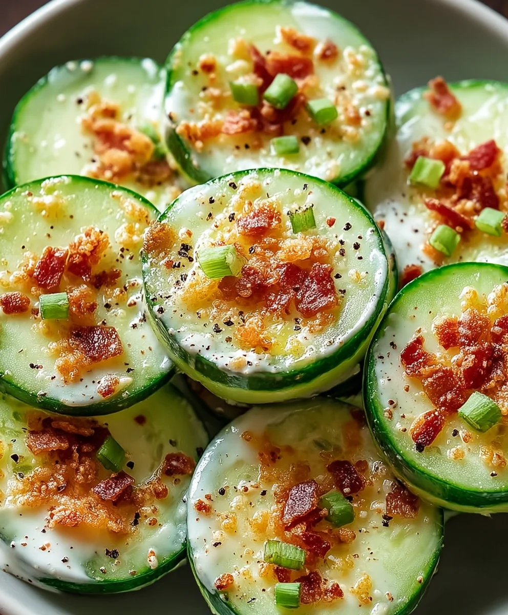 Low-Carb Cucumber Bites - Refreshing & Easy Snack