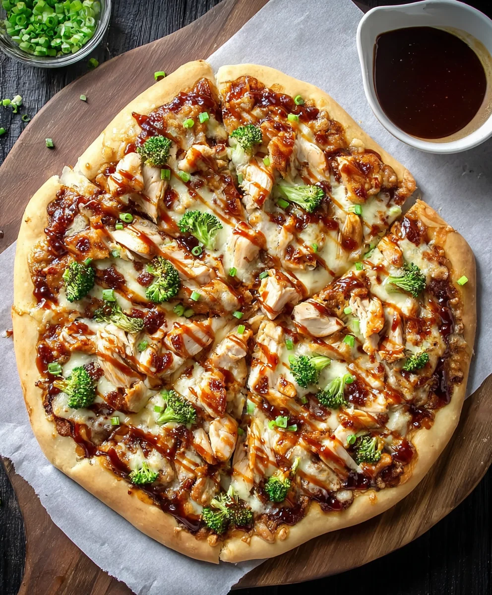 Delicious Teriyaki Chicken Pizza Recipe - Easy Home Cooking