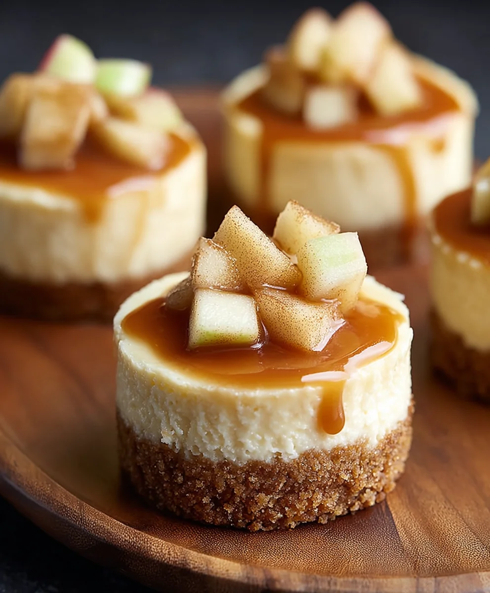 Apple Mini Cheesecakes-Delicious Bite-Sized Treats