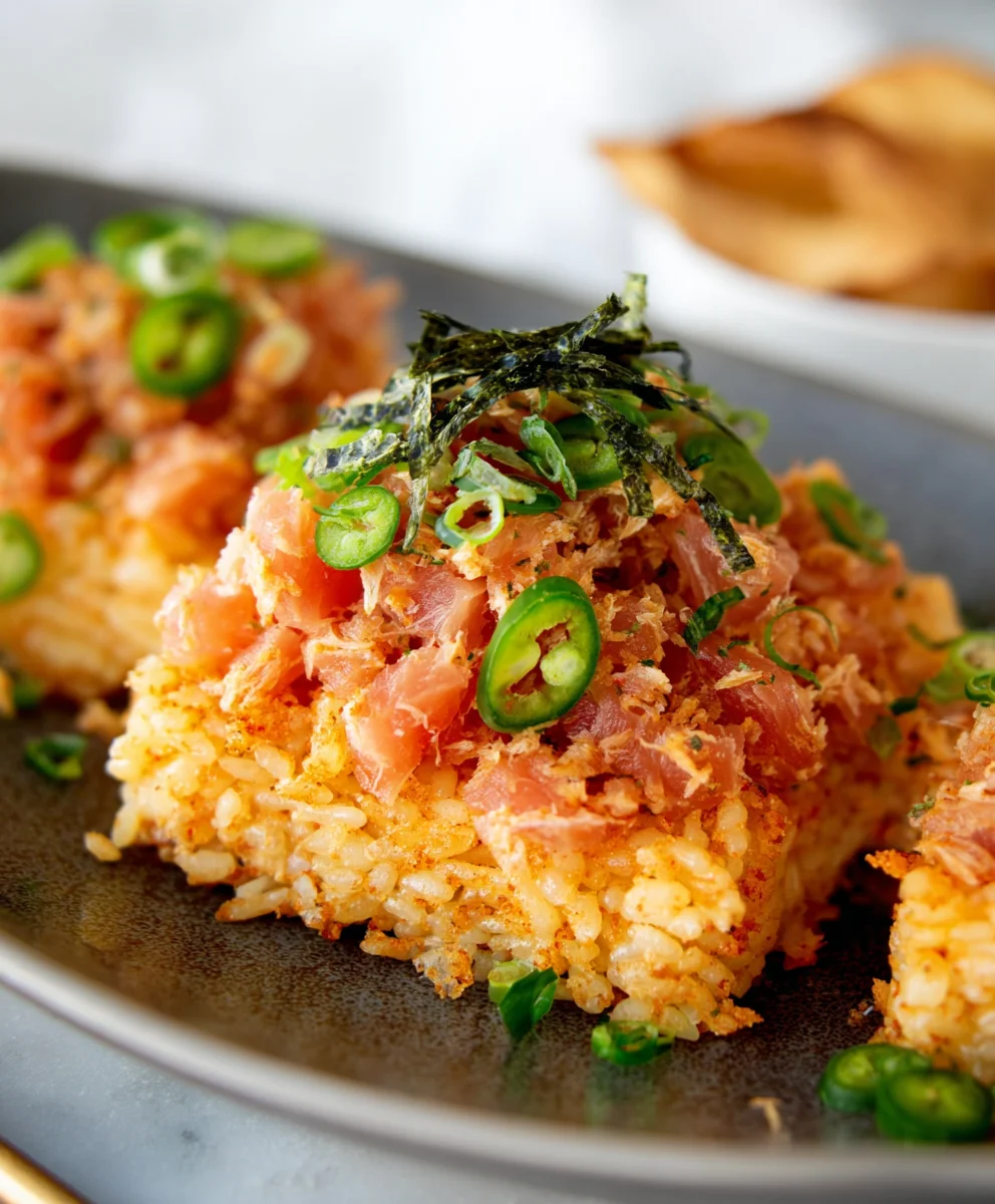 Spicy Tuna Crispy Rice - Easy & Delicious Recipe
