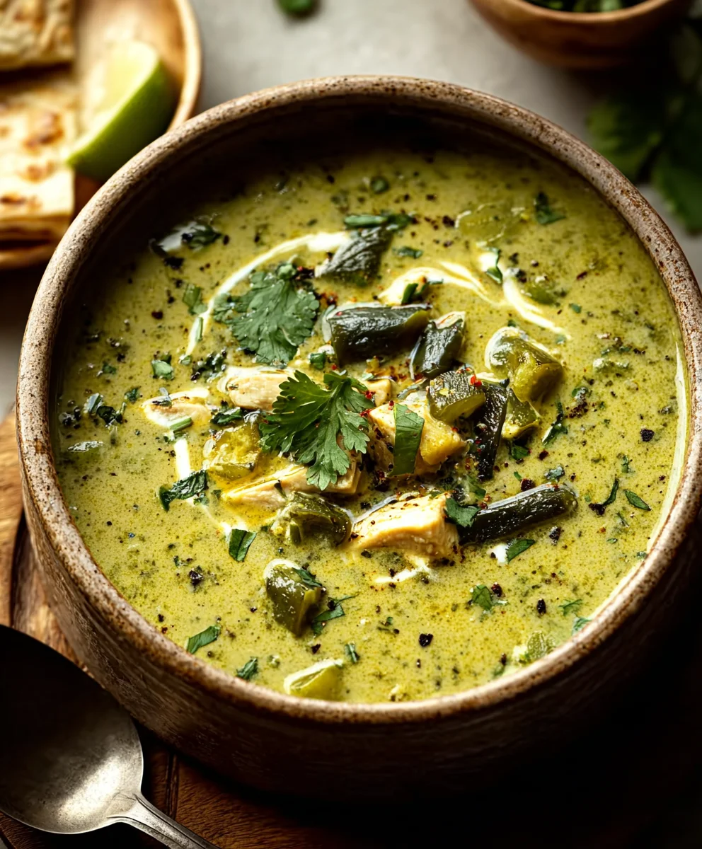 Roasted Poblano Soup - Ultimate Comfort Recipe