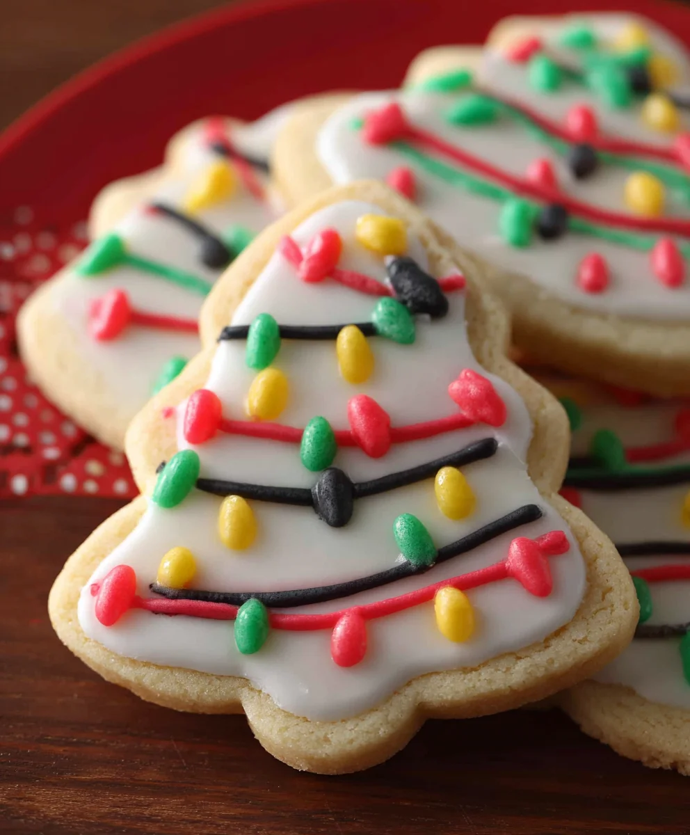 Christmas Lights Sugar Cookies-Festive & Fun Recipe