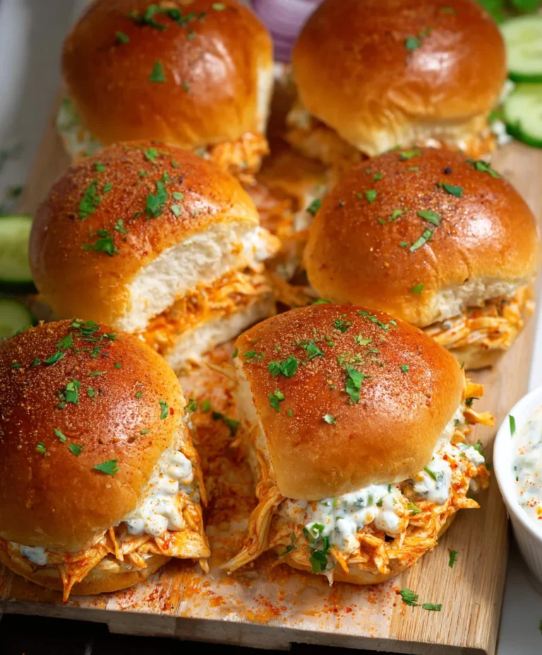 Spicy Buffalo Chicken Sliders- Quick & Easy Recipe
