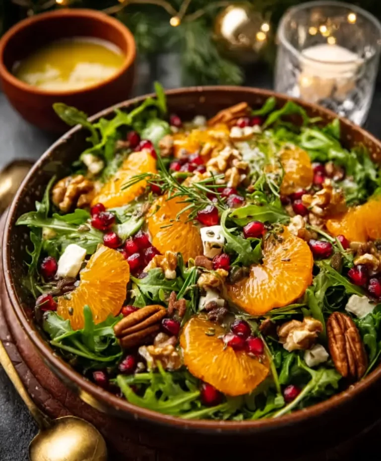 Festive Christmas Salad Honey Mustard Dressing Recipe