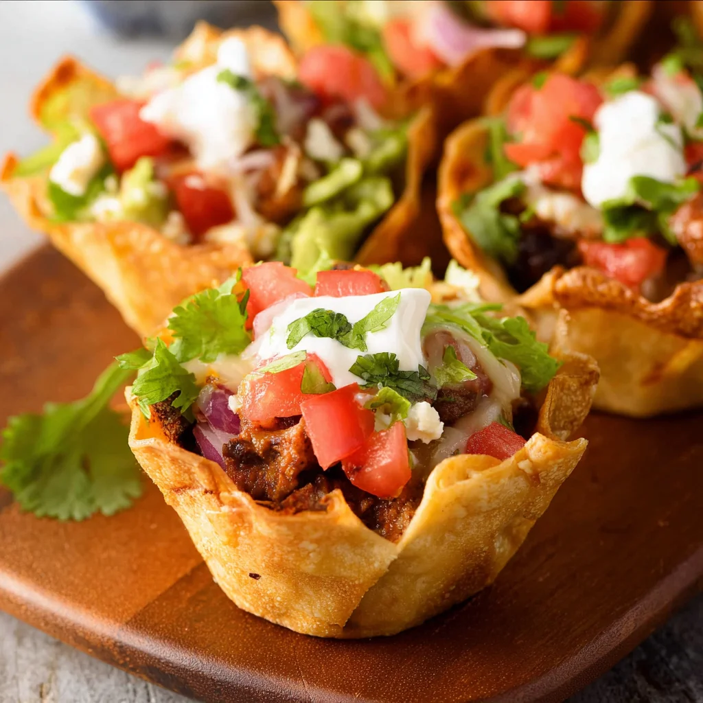 Easy Beef Taco Cups Quick Family Dinner