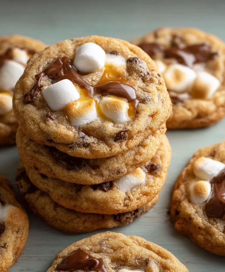 Chewy S’mores Cookies-The Ultimate Chocolate Marshmallow Treat