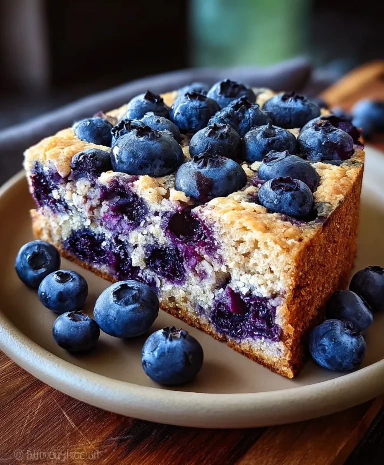 Moist Blueberry Cake-Easy Homemade Recipe