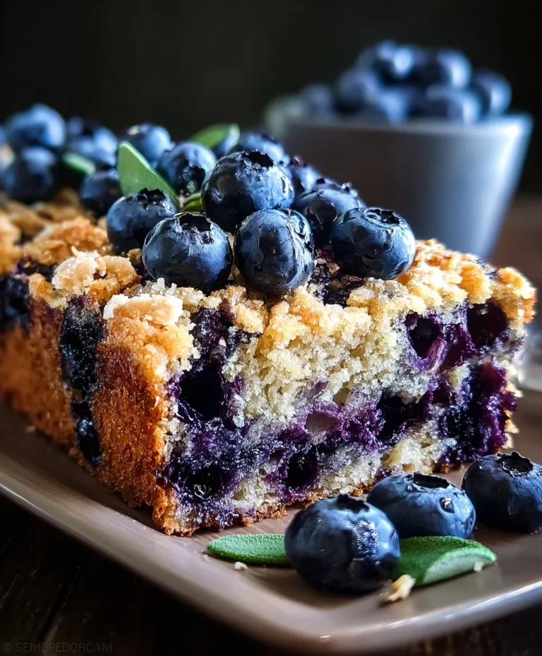 Moist Blueberry Cake Recipe-Easy & Delicious