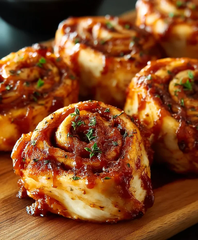 Easy BBQ Chicken Roll-Ups Recipe-Quick Meal