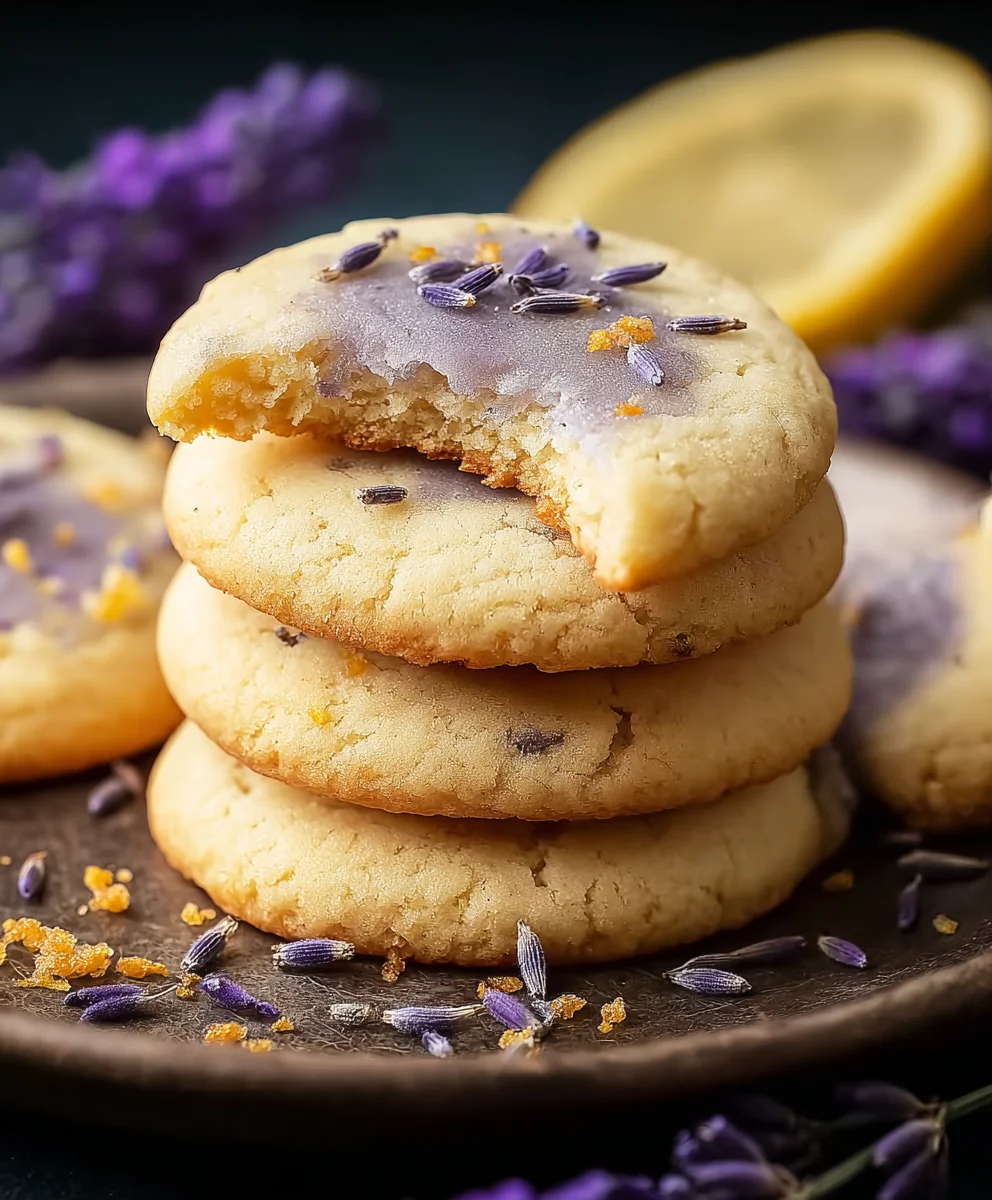 Buttery Lemon Lavender Cookies-Easy & Delicious Recipe