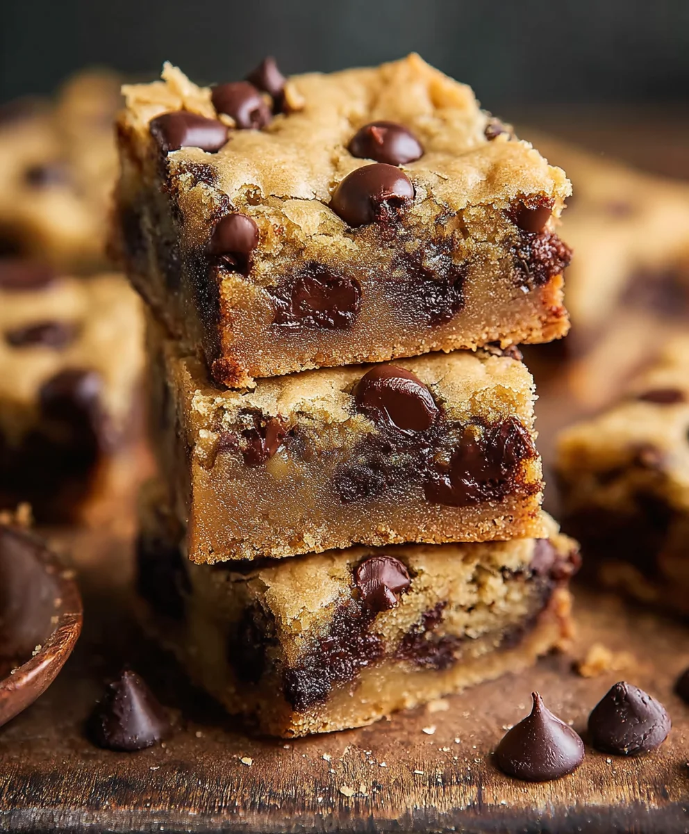 Easy Chocolate Chip Cookie Bars-Best Homemade Recipe