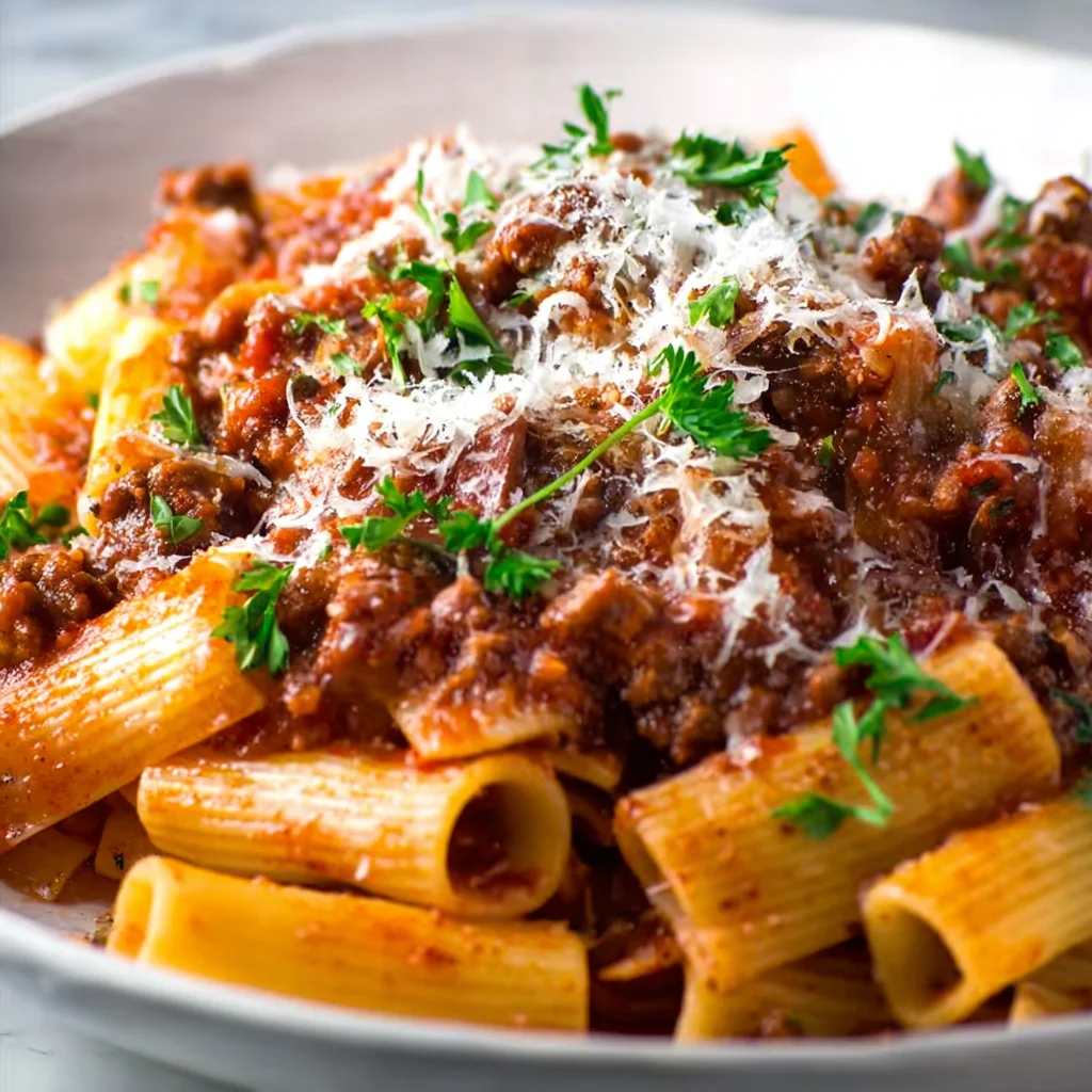 Beef Ragu Pasta - Hearty Tomato Sauce Recipe