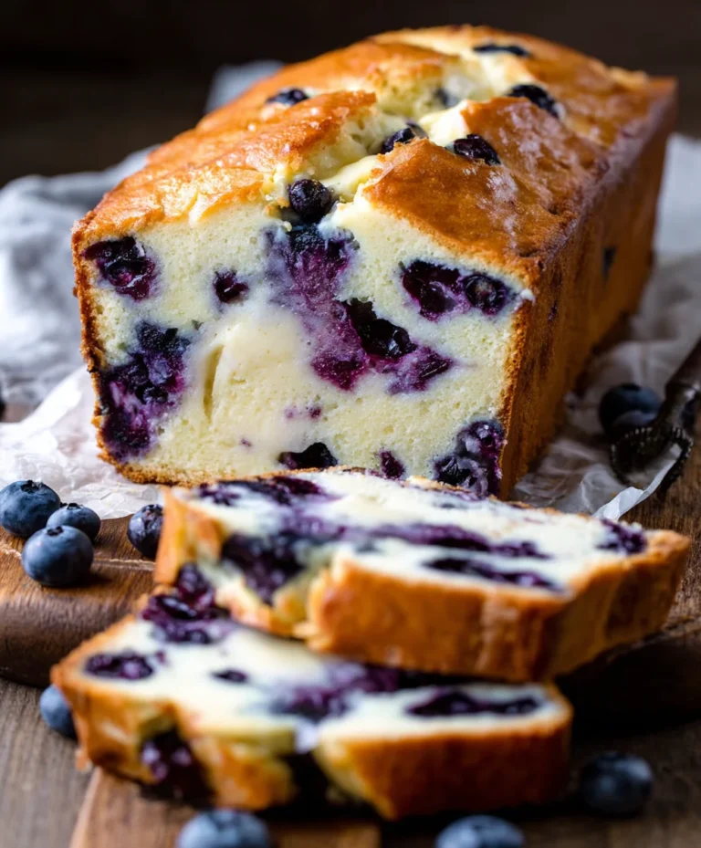 Easy Blueberry Cream Cheese Bread Recipe