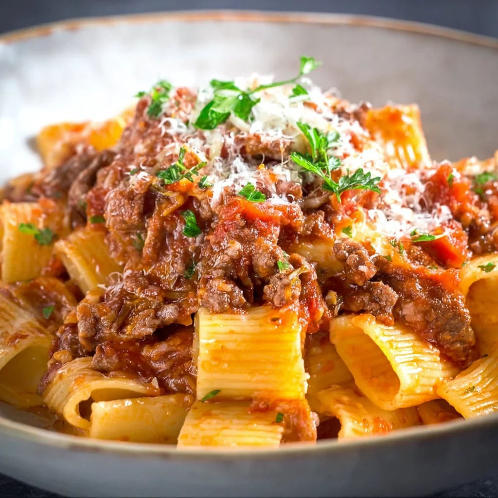 Beef Ragu Pasta - Hearty Tomato Sauce Recipe