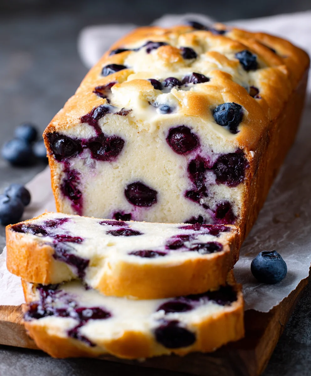Easy Blueberry Cream Cheese Bread Recipe