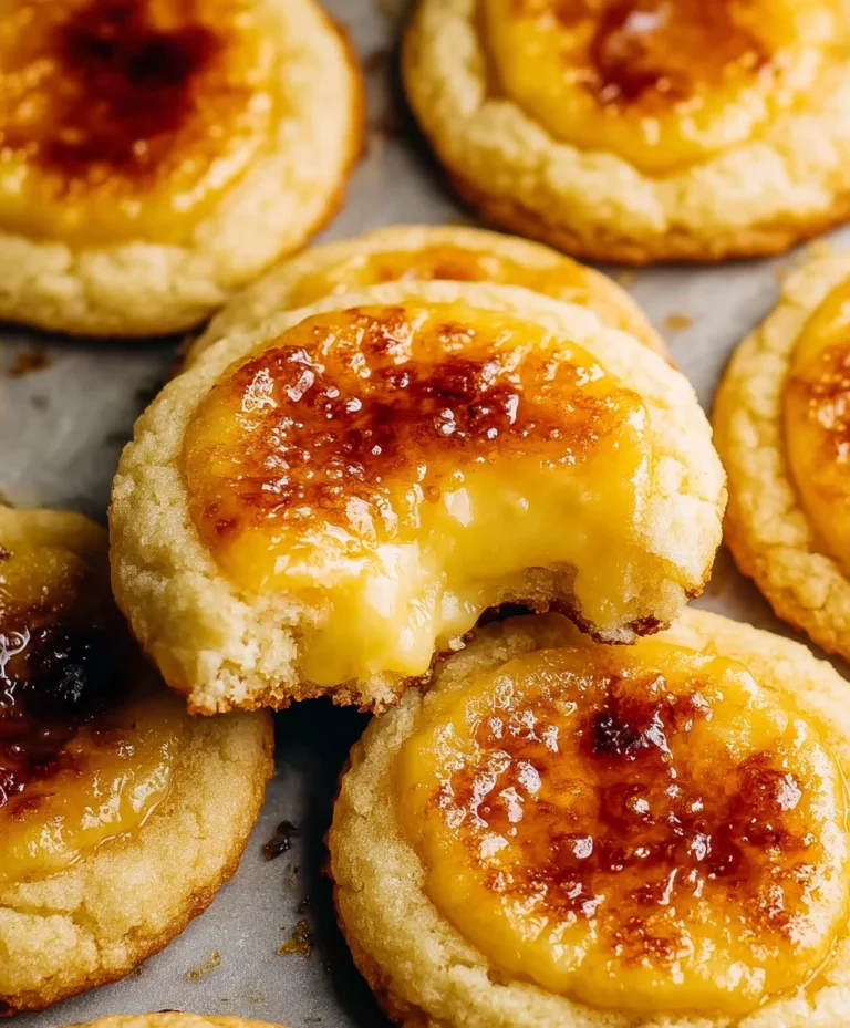 Lemon Crème Brûlée Cookies-Delectable Dessert Treat