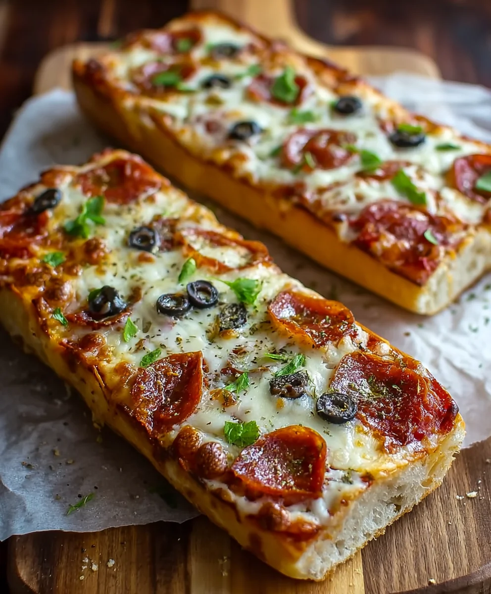 Quick French Bread Pizza- Easy Weeknight Meal
