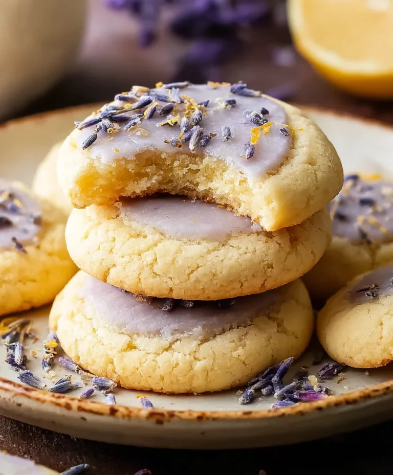 Buttery Lemon Lavender Cookies-Easy & Delicious Recipe