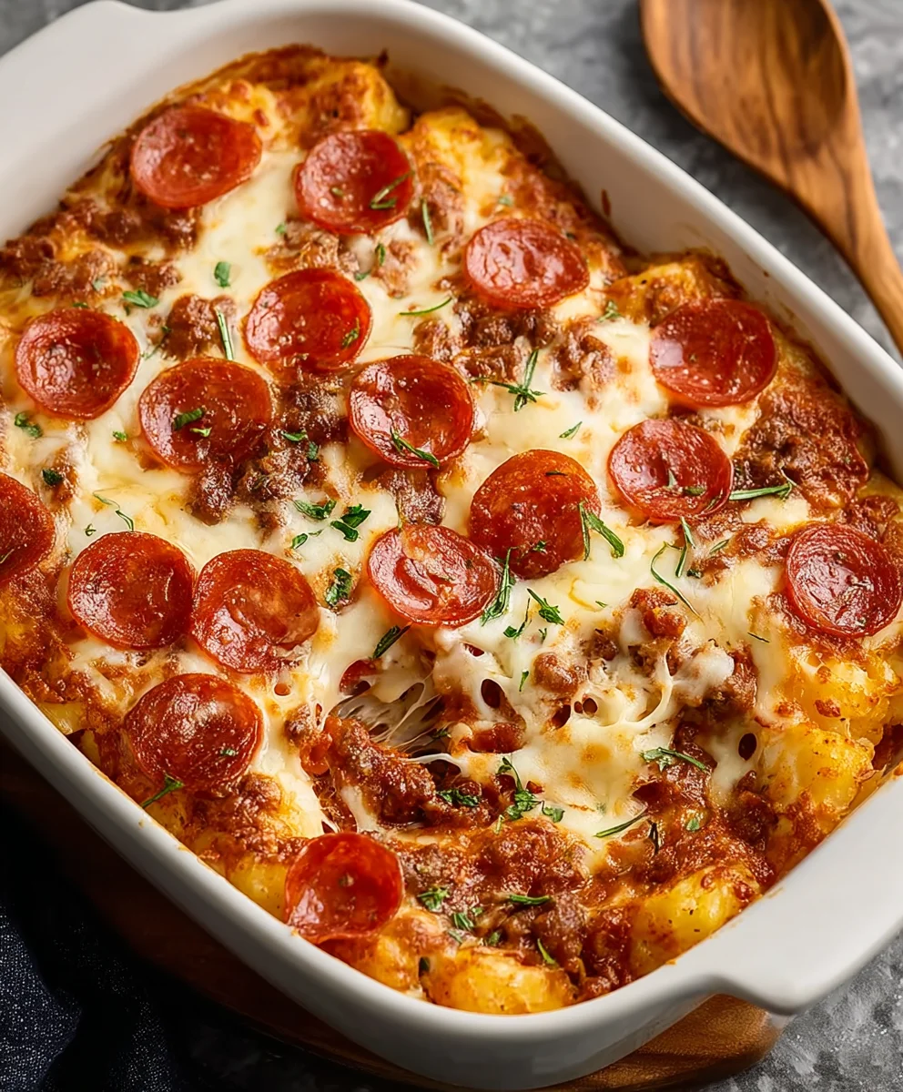 Bubble Up Pizza Casserole - Easy Family Dinner