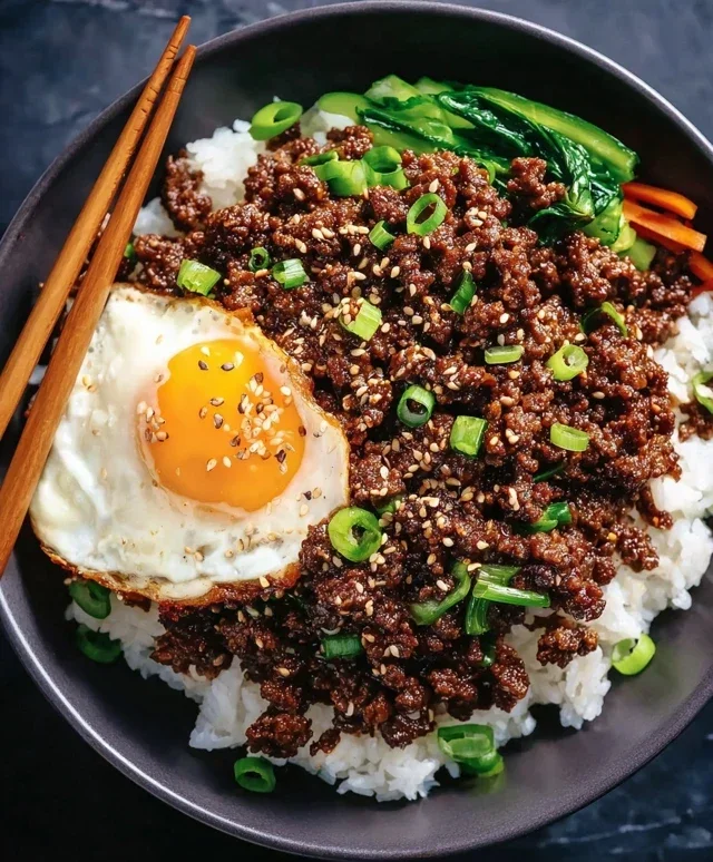 Korean Ground Beef Bowl (25-Minutes)