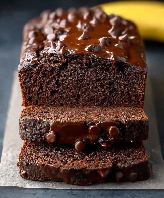 Healthy Chocolate Banana Bread