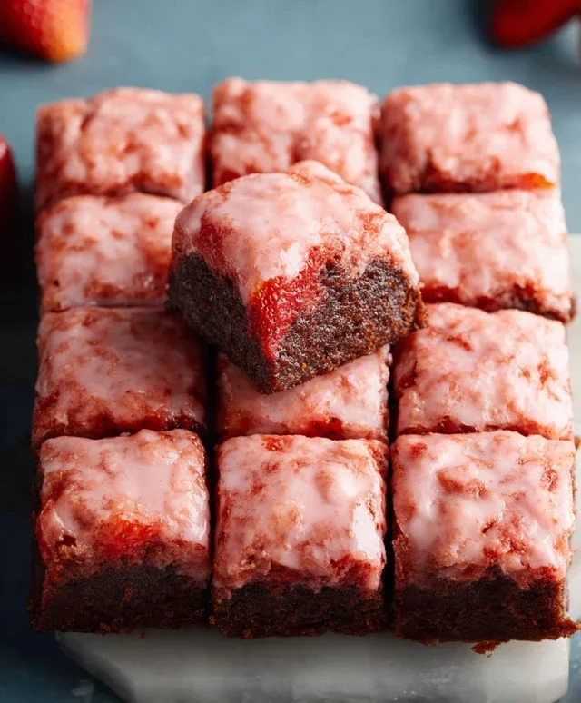 Strawberry Brownies
