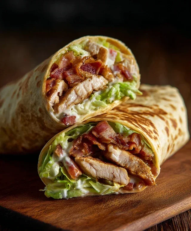 Crispy Chicken Beef Beef Bacon Ranch Wrap