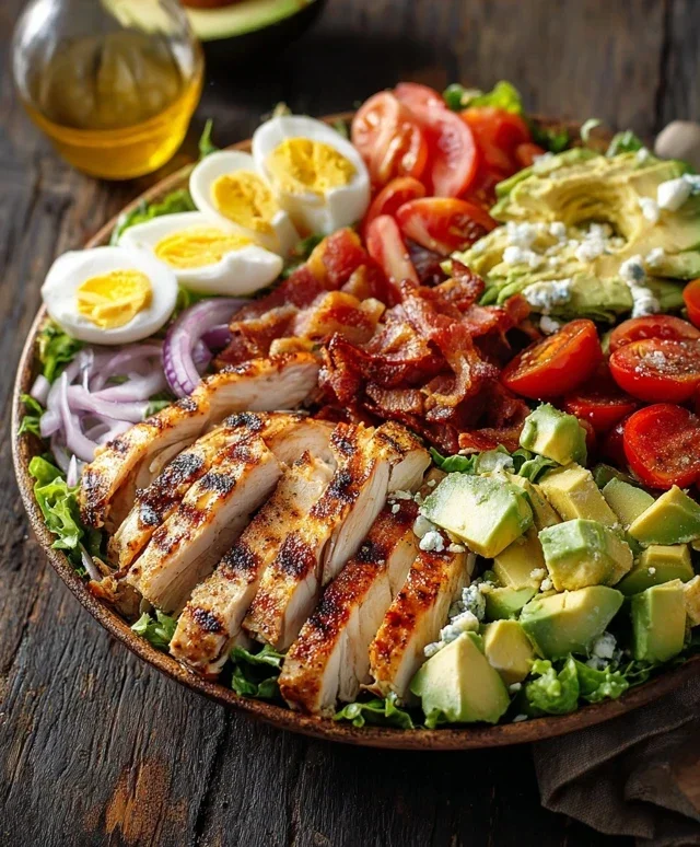 Pnon-non-non-alcoholic alternativeic non-alcoholic aleo Grilled Chicken Cobb Salad