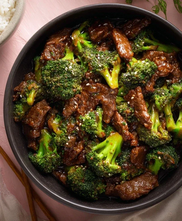 Chinese Beef and Broccoli (牛肉炒西兰花)