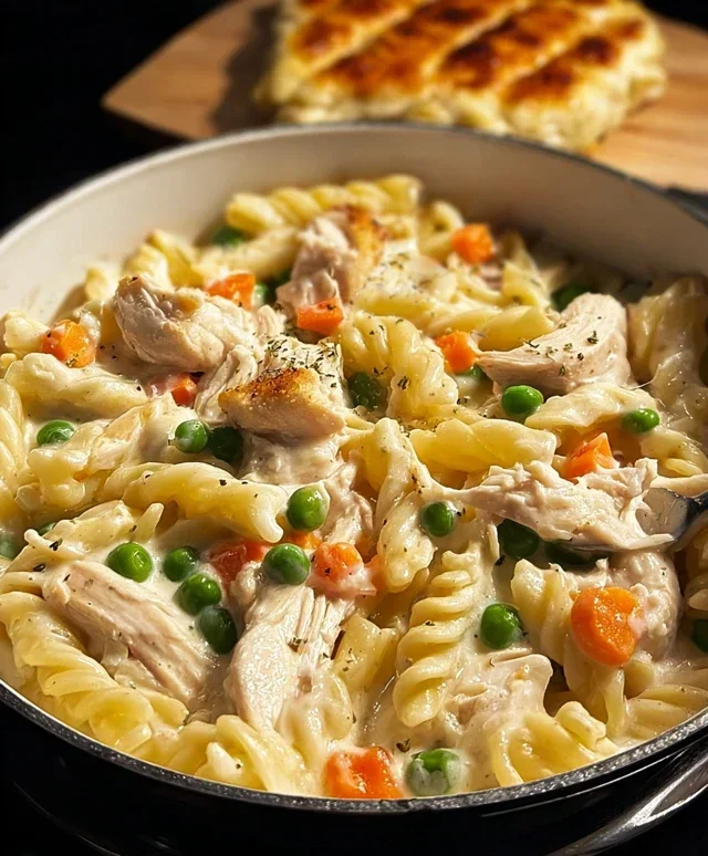 Chicken Pot Pie Pasta
