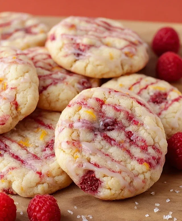 Lemon Raspberry Cookies