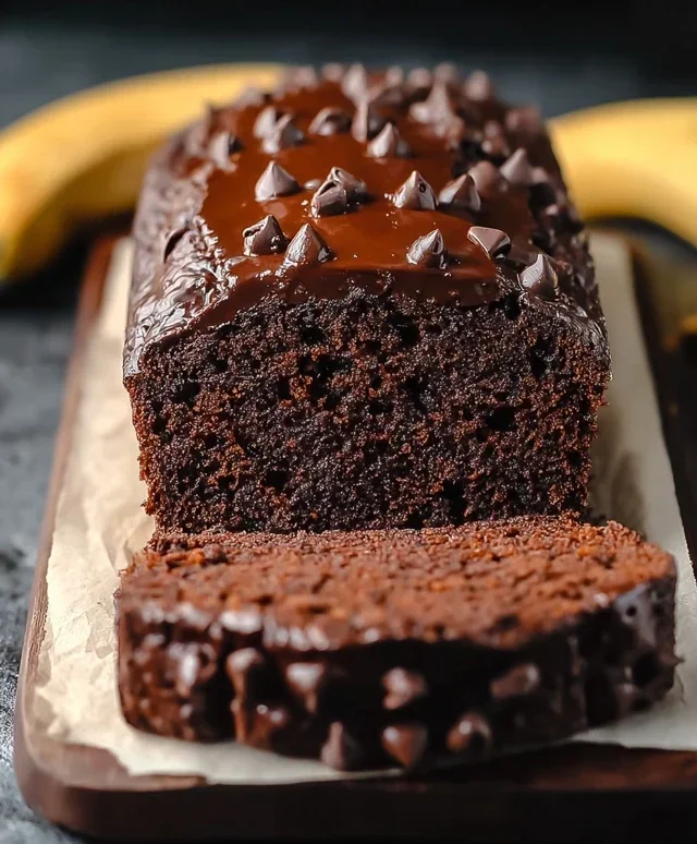 Healthy Chocolate Banana Bread